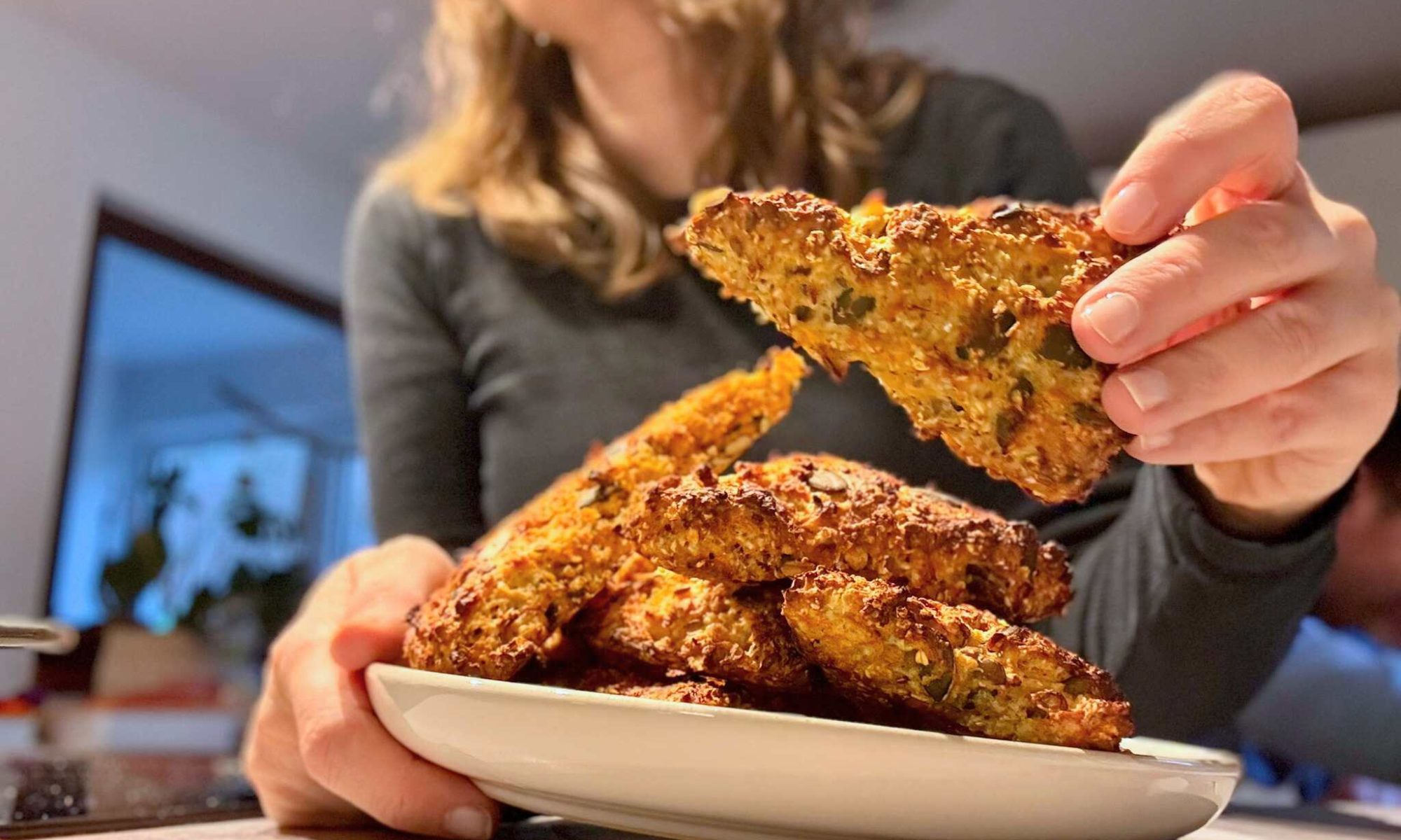 Eckerl-Weckerl mit Topfen